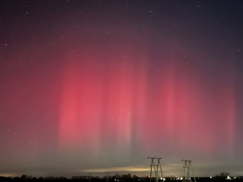 Niezwykła zorza polarna na Dolnym Śląsku! Zobaczcie wyjątkowe zdjęcia - 1