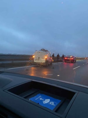Dwa zderzenia na autostradzie A4. Duże utrudnienia w okolicach Wrocławia [ZDJĘCIA] - 0