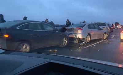Dwa zderzenia na autostradzie A4. Duże utrudnienia w okolicach Wrocławia [ZDJĘCIA]