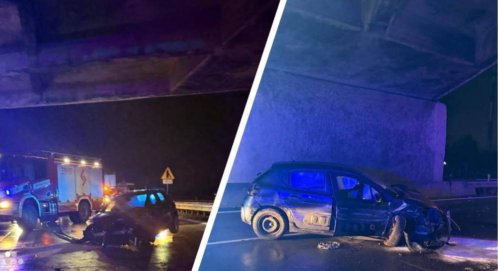 Zderzenie dwóch osobówek na jezdni w kierunku Wrocławia. Wielokilometrowe korki na A4 - Poważny wypadek na A4. Autostrada jest obecnie zablokowana.