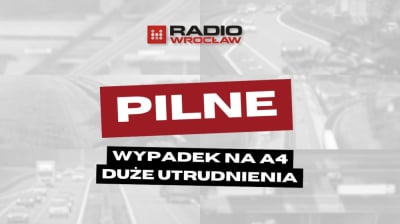 Wypadek na autostradzie A4. Pojazd wpadł do rowu, kierowca miał blisko 2 promile alkoholu we krwi