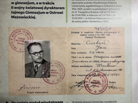 Rodzina prof. Ciochonia pokazała niezwykłe dokumenty. Legendarny nauczyciel współtworzył polskie szkolnictwo - 1