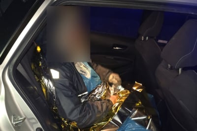 Pieszo... z Wrocławia do Głogowa. Mężczyzna maszerował w siarczystym mrozie