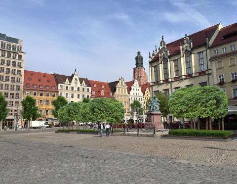 Rynek i Świdnicka będą zielone. Tak wyglądają zmiany na wizualizacjach [WIDEO] - 1