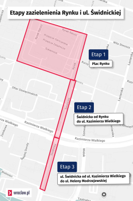 Rynek i Świdnicka będą zielone. Tak wyglądają zmiany na wizualizacjach [WIDEO] - 3