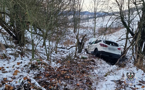 Trzy osoby ranne w wypadku pod Jelenią Górą. 20-letni kierowca nie miał uprawnień [ZDJĘCIA] - 4