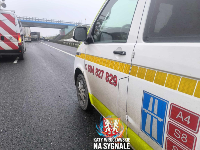 Karambol z udziałem czterech ciężarówek na AOW. Długi korek przed zjazdem na A4 [ZDJĘCIA] - 7