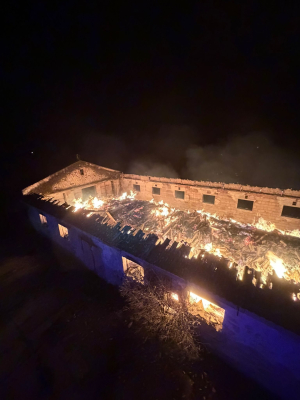 Ogromny pożar na Dolnym Śląsku. Gasili go strażacy z 12 miejscowości [ZDJĘCIA] - 1