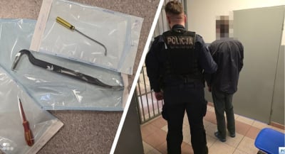 Włamywacz zasnął "na robocie". Wcześniej rozsypał narkotyki i... zjadł cukierki
