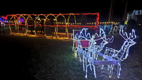 Świąteczna Kraina ruszyła w Starym Wielisławiu. Iluminacje zachwycają [MNÓSTWO ZDJĘĆ] - 1