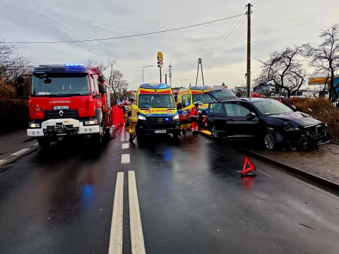 Tragedia w Polkowicach. Ratownicy walczyli o życie kierowcy przez 50 minut - 0