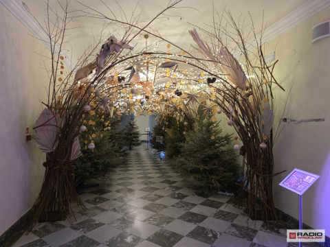 Zamek Książ w świątecznej odsłonie. Mistrzowie florystyki stworzyli magiczną atmosferę [ZDJĘCIA] - 20