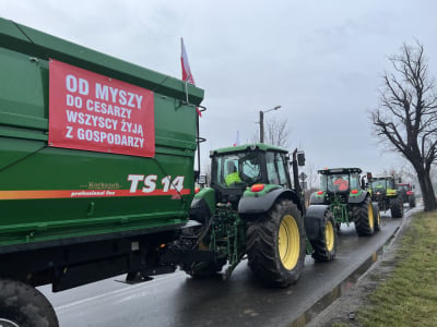 Świąteczny protest rolnik&oacute;w w Kobierzycach. Wyjadą na trasy ciągnikami