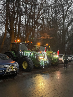 Świąteczny protest rolników w gminie Kobierzyce. "Symbolicznie, nikomu nie wadząc" - 1