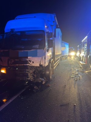 Śmiertelny wypadek w Strzegomiu. Kierowca osobówki nie przeżył zderzenia z ciężarówką - 1