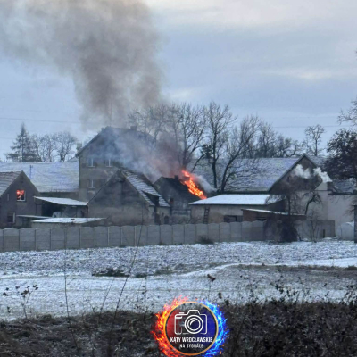 Kolejny pożar na Dolnym Śląsku. Płonie dom niedaleko Wrocławia [ZDJĘCIA] - 0