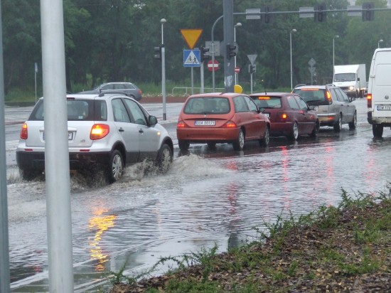 Dolnośląskie ulice niczym jeziora