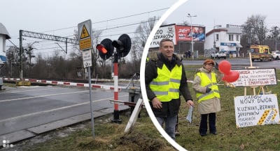 Wypadki, korki i... bierność miasta. Chcą przebudowy niebezpiecznego przejazdu kolejowego