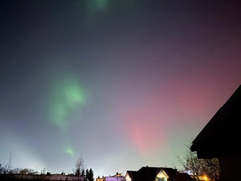 Niezwykła zorza polarna nad Dolnym Śląskiem. Mamy Wasze zdjęcia! - 6