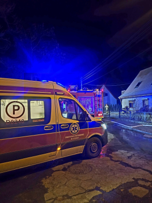 Wybuch pieca w Przemkowie. Dwie osoby ranne, w tym jedna ciężko [ZDJĘCIA] - 1