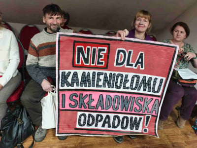 Radni odrzucili petycję mieszkańc&oacute;w, ci protestowali na sesji. Chodzi o kopalnię bazaltu