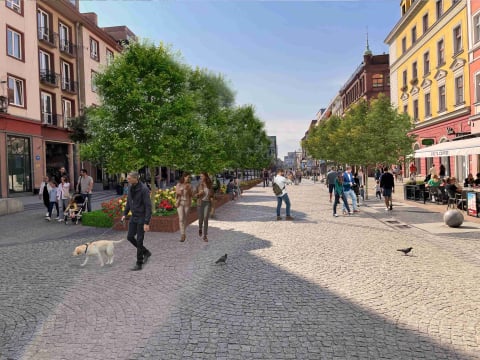 Na Rynek wjechał ciężki sprzęt. Ruszyła wielka metamorfoza [ZDJĘCIA] - 5