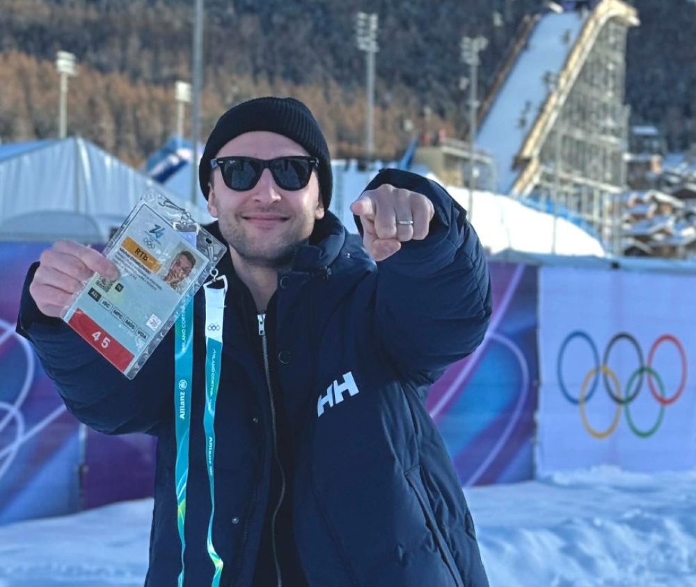 Michał Chmielewski o pierwszych wrażeniach z Włoch przed igrzyskami olimpijskimi - Michał Chmielewski - dziennikarz TVP Sport.