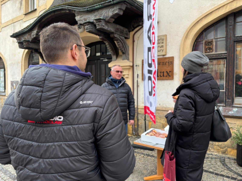 Pączek z prezydentem w Radiu Wrocław. Świętujemy tłusty czwartek w Jeleniej Górze, Legnicy, Wałbrzychu - 10