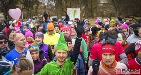 Bieg Walentynkowy Radia Wrocław! Dziś spotkaliśmy się w Parku Skowronim - 132
