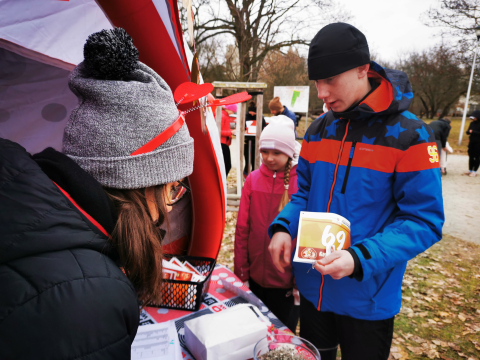 Bieg Walentynkowy Radia Wrocław! Dziś spotkaliśmy się w Parku Skowronim - 2