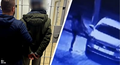 Bez powodu kopali i niszczyli samochody. Młodzi mężczyźni uszkodzili 17 pojazd&oacute;w [WIDEO]