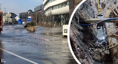 Awaria magistrali na Traugutta. Trwa wymiana uszkodzonego odcinka rurociągu