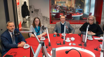 Debata Parlamentarna Radia Wrocław: Krzysztof Mieszkowski, Paweł Hrneiak, Arkadiusz Sikora, Marta Stożek