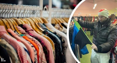 Kilkadziesiąt os&oacute;b czeka na otwarcie lumpeksu. Tutaj polują na perełki z drugiej ręki