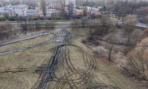 Kierowcy zniszczyli łąkę nad brzegiem Odry. W tej okolicy ma powstać... duży parking - 0