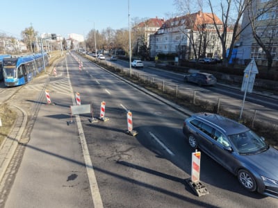 Ruszyły prace po zimie. Grabiszyńska, Powstańc&oacute;w Śląskich i Żernicka na początek