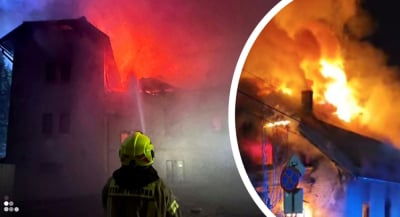 Spłonął dawny pensjonat w Świeradowie-Zdroju. W środku budynku znaleziono ciało