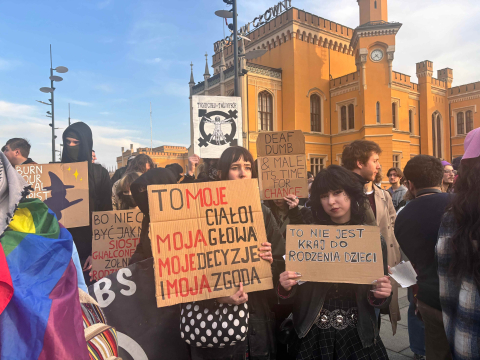 "To nie jest kraj do rodzenia dzieci". Manifa przeszła ulicami Wrocławia [ZDJĘCIA] - 1