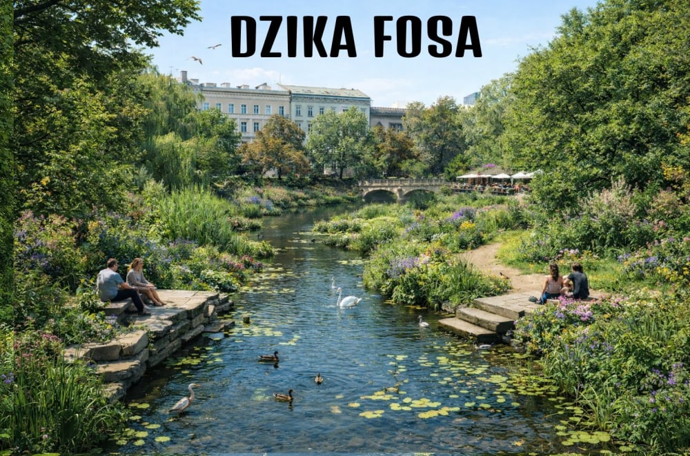 Dzika fosa w centrum Wrocławia? To pomysł na lepsze "chłodzenie" miasta. Zalet może być więcej - Według specjalistów dzika fosa miejska mogłaby pomagać w ochronie miasta przed skutkami zmian klimatu.