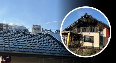 Pożar domu jednorodzinnego we Wrocławiu. W akcji 8 zastęp&oacute;w straży pożarnej