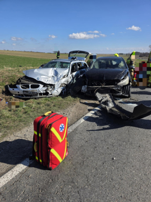 Pijany kierowca spowodował wypadek. Cztery osoby poszkodowane, lądował helikopter LPR [ZDJĘCIA] - 0
