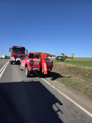 Pijany kierowca spowodował wypadek. Cztery osoby poszkodowane, lądował helikopter LPR [ZDJĘCIA] - 2