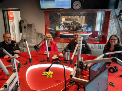 Debata parlamentarna: Zofia Czernow, Paweł Hreniak, Arkadiusz Sikora i Marta Stożek