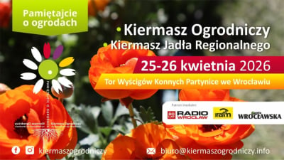 25 i 26 kwietnia Partynice zapraszają na 12. Kiermasz Ogrodniczy