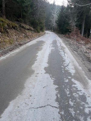 Ciężarówki z drewnem niszczą drogę do sanktuarium. "To jest niebezpieczeństwo" [ZDJĘCIA] - 7