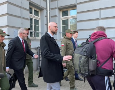 Grzegorz Braun stawił się na przesłuchanie we wrocławskiej prokuraturze