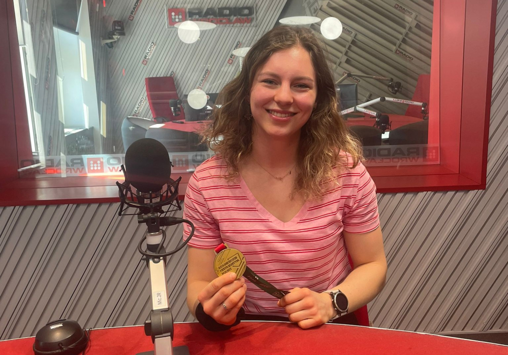 Chwalimy swoje: Najlepsza judoczka wśród studentek. Amelia Konfisz gościem Radia Wrocław - Amelia Konfisz w studiu Radia Wrocław.