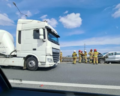 "Nie widać końca korka". Wypadek na autostradzie A4 [AKTUALIZACJA]