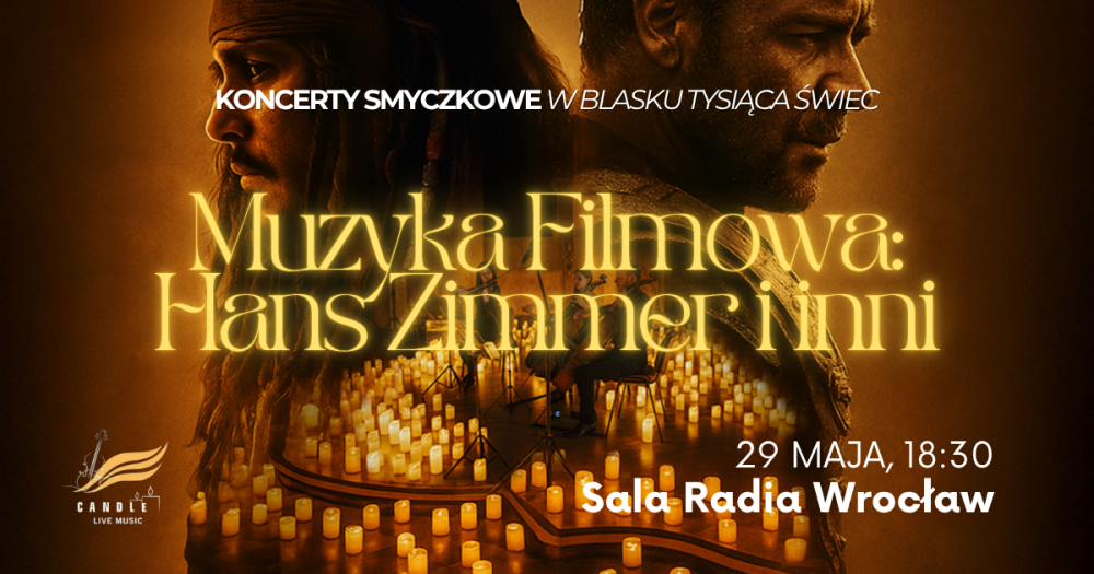 Koncert przy świecach Muzyka filmowa Hans Zimmer i inni - fot. Organizator