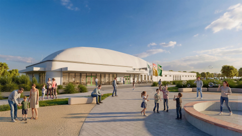 Jeden z największych tego typu obiektów w Polsce. Zobacz jak będzie wyglądało Wrocławskie Centrum Sportu - 5